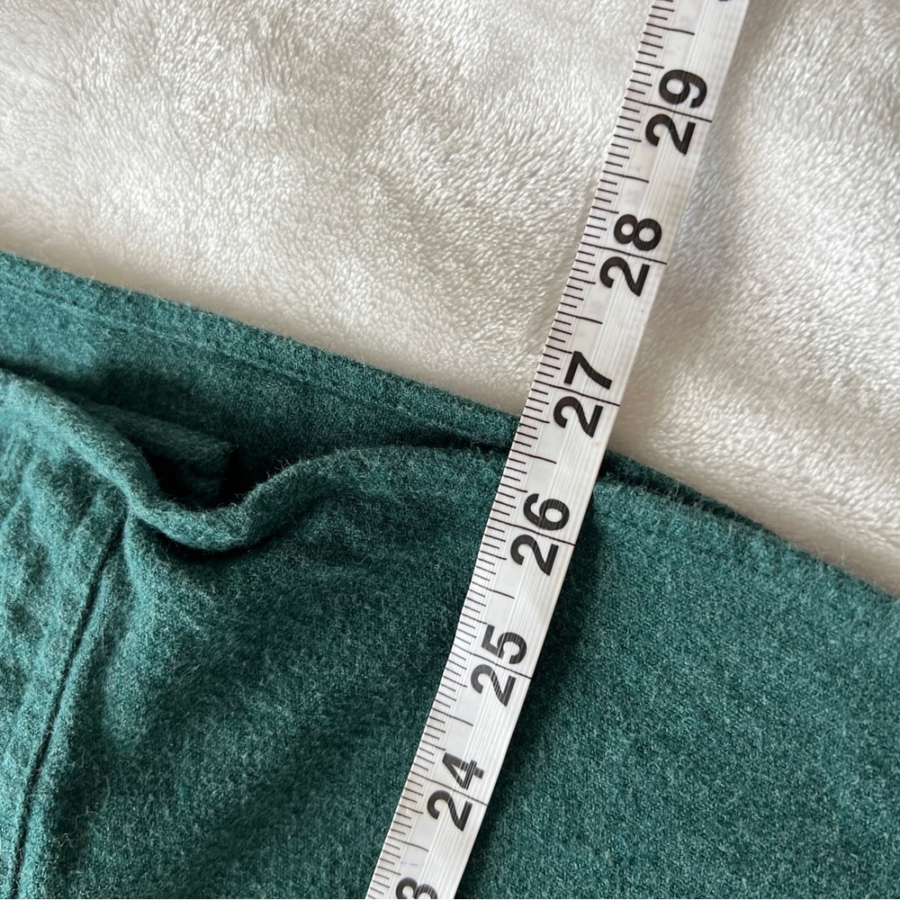 Madewell Teal Green Flannel Button Down Shirt Medium Oversized Ex-Boyfriend Top - Picture 10 of 10